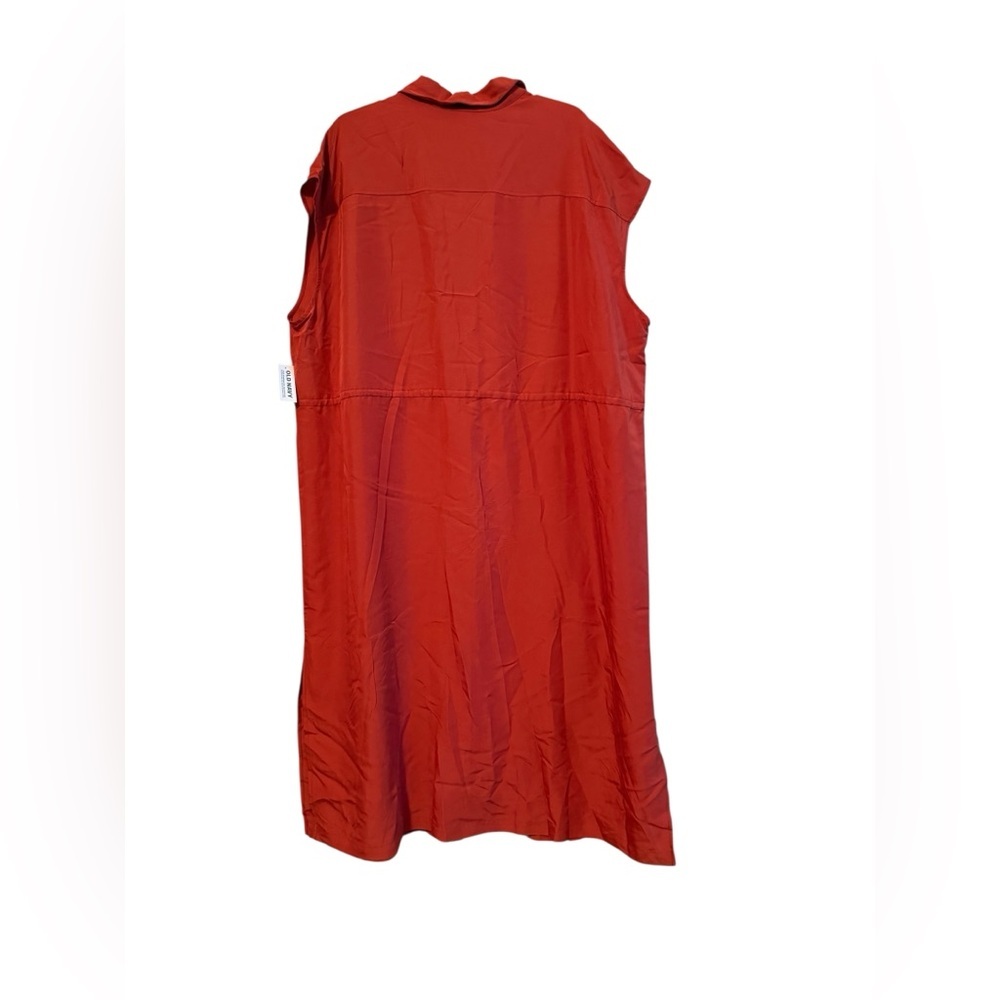 BNWT Old Navy Rust Button-Up Womens Dress - Picture 5 of 5